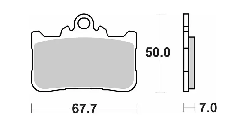 Cenový Hit SBS brzdové destičky KH759 STREET PERFORMANCE (EXCEL) sintrované barva zlatá HONDA CB 500 F/X/R 22-, CBR 500 R 22-, CB 750 HORNET 23- přední