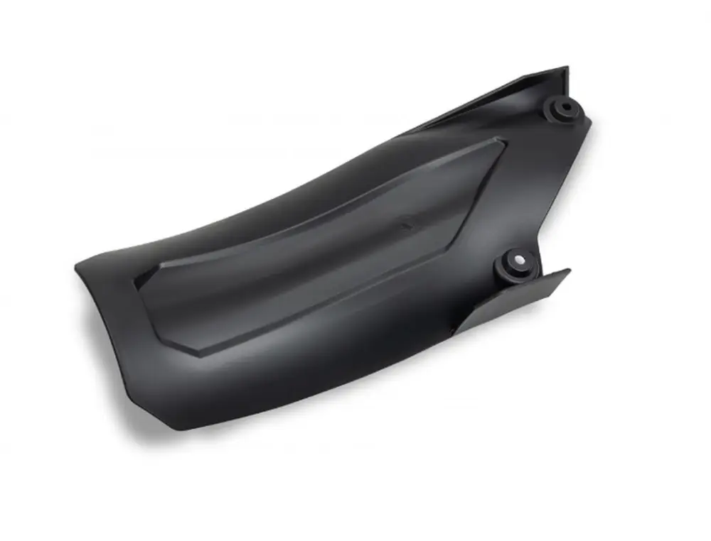 Aktuální UFO kryt zadního tlumiče HUSQVARNA TC 125 / 250 23-24, TE 150 / 250 / 300 24, FC / TX / FX / FE 300 / 350 / 450 / 501 24, barva černá - nahrazený KT05016001