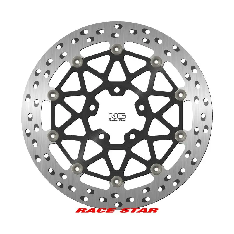 NG přední brzdový kotouč RACE STAR PREMIUM KAWASAKI ZX 10R SE ABS 19-20, ZX 10RR ABS 17-24 (330X70X6mm) (5X10,25mm) (prostředek hliníkový, vylepšené chlazení) Top Prodej