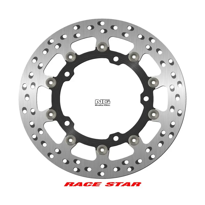 Výprodej NG přední brzdový kotouč RACE STAR PREMIUM KAWASAKI NINJA 400 18-22, ZX-25R 250 21-22 (310X141,8X5,5mm) (5X10,25mm) (prostředek hliníkový, vylepšené chlazení)