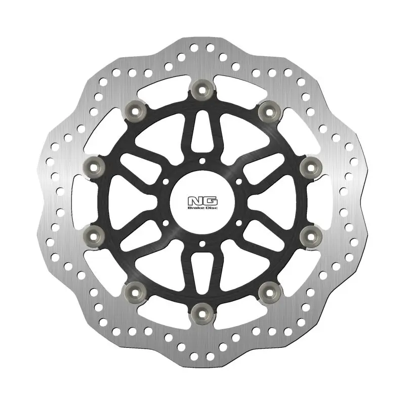 NG přední brzdový kotouč HONDA CBR 600F 95-98, CBR 900RR FIREBLADE 93-97, VFR 750 94-97, VTR 1000F FIRE STORM 97-07, VFR 400 87-93, VTR 250 98-13 (296X94X4,5mm) (6X6,25mm) WAVE (prostředek hliníkový) Značkový