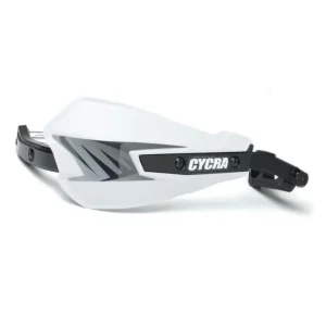 Bezpečná Platba CYCRA kryty páček (HANDBARY-hliníkové jádro) s upevněním (22 / 28,6mm) model VORTEX barva bílá