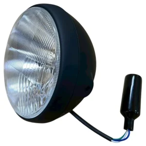 EMGO světlomet univerzální kompletní černý (průměr vložky 7" / 17,80cm) (homologace E-MARK) Novinka