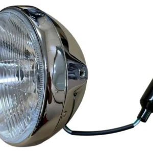 Super Cena EMGO světlomet univerzální kompletní chromovaný (průměr vložky 7" / 17,80cm) (homologace E-MARK)