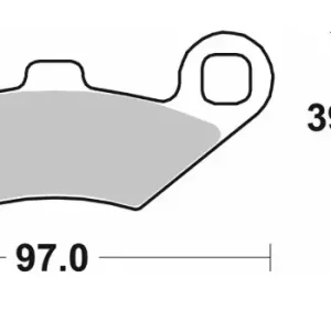 SBS brzdové destičky KH159 OFF-ROAD sintrované barva zlatá ATV POLARIS TRAIL BOSS, SPORTSMAN, MAGNUM, BIG BOSS Jen Po Omezenou Doba