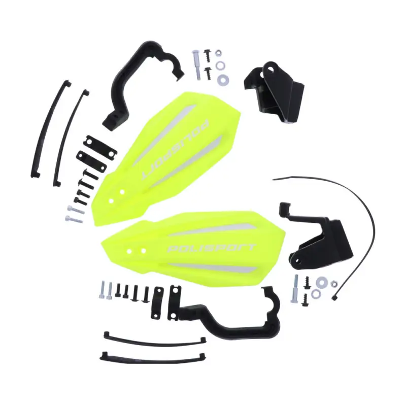 Expresní Doručení POLISPORT kryty páček model BULLIT s univerzální montážní sadou 22/28 YAMAHA YZ/YZF 08-26 barva žlutá fluorescenční