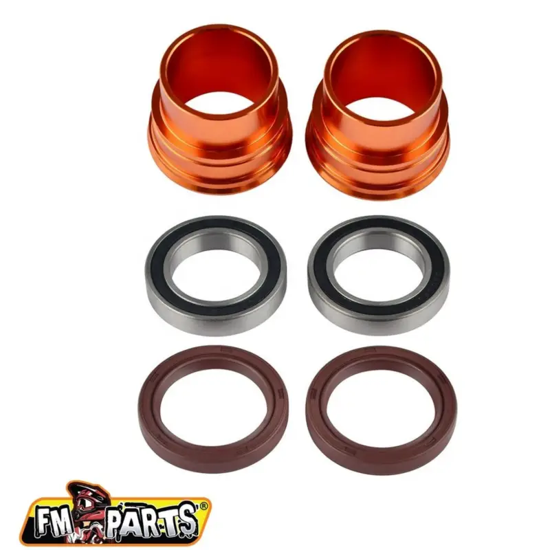 Cenový Hit FM-PARTS ložiska zadního kola s těsněními a pouzdry KTM / HUSQVARNA / GAS GAS 03-23 (osa 20mm) barva oranžová