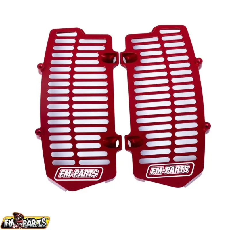 FM-PARTS kryty chladiče (mřížky) hliník KTM/HUSQVARNA/GAS GAS 20-26 TBI /TPI barva červená Sleva