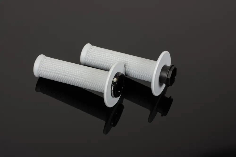 RENTHAL gripy MX ORIGINAL LOCK-ON SOFT (FULL DIAMOND) barva světle šedá Zlevněný