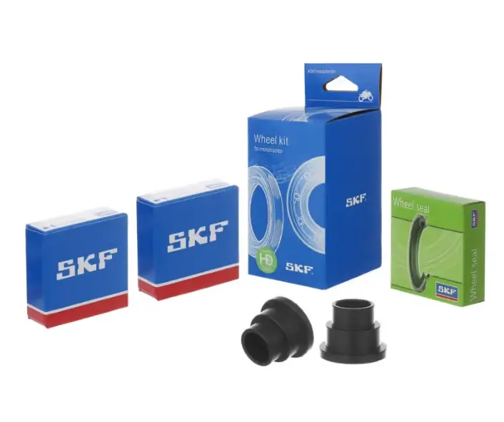 SKF ložiska předního kola s těsněními a pouzdry KTM SX/SXF 125/250/350/450 '15-'25, EXC/EXCF 125/250/300/350/450 '16-'25 TPI, HUSQVARNA, GAS GAS '21-'25 (osa 22mm) Speciální Cena