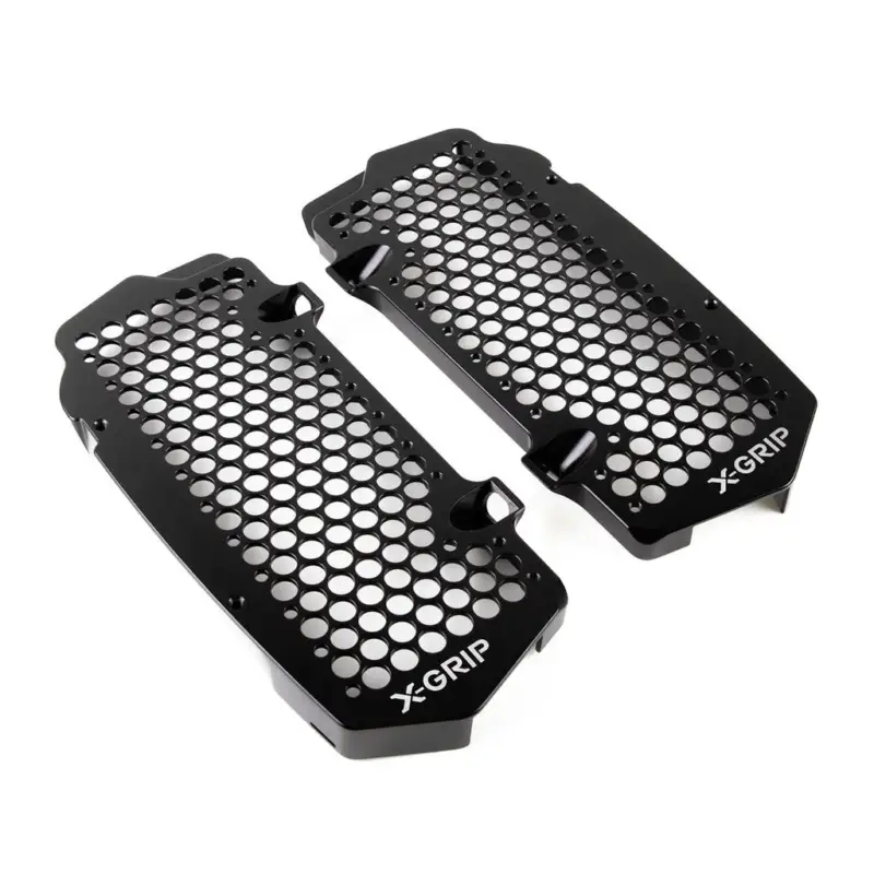 Must-Have X-GRIP kryty chladiče (komplet) KTM SXF/XCF/XC 23-, EXCF/XC-W/XCF-W 24-, HUSQVARNA TC/FC/FX/TX 23-, GASGAS ECF/MCF/EXF 24-, barva černá