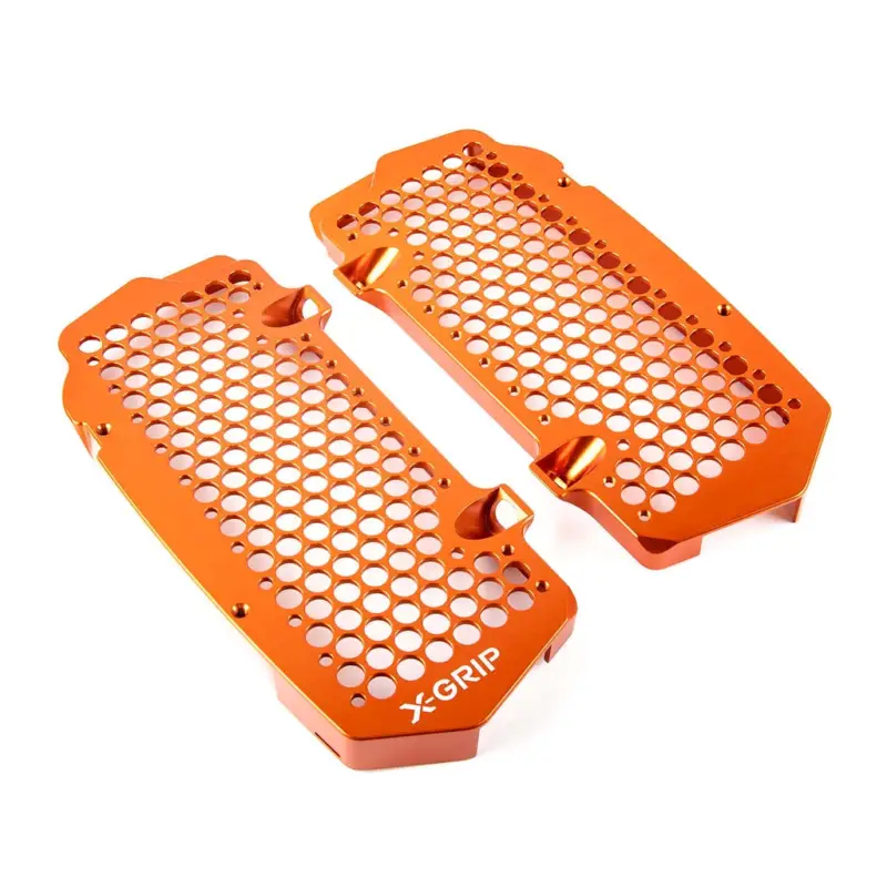 X-GRIP kryty chladiče (komplet) KTM SXF/XCF/XC 23-, EXCF/XC-W/XCF-W 24-, HUSQVARNA TC/FC/FX/TX 23-, GASGAS ECF/MCF/EXF 24-, barva oranžová Top Prodej