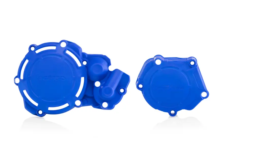 ACERBIS kryty motoru (kryt víka spojky a alternátoru) X-POWER YAMAHA YZ 250 05-26, FANTIC XX 250 21-26 barva modrá Super Cena