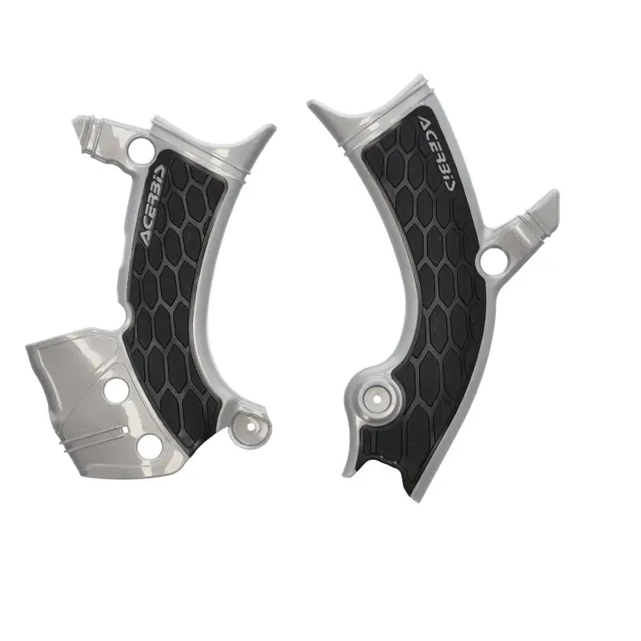 ACERBIS kryty rámu X-GRIP YAMAHA YZ 250 F 24-26 ( YZF 250 ), YZ 450 F 23-26 ( YZF 450 ), FANTIC XXF 250 / 450 26, XEF 250 / 310 / 450 26 barva šedá / černá Výhodná Nabídka