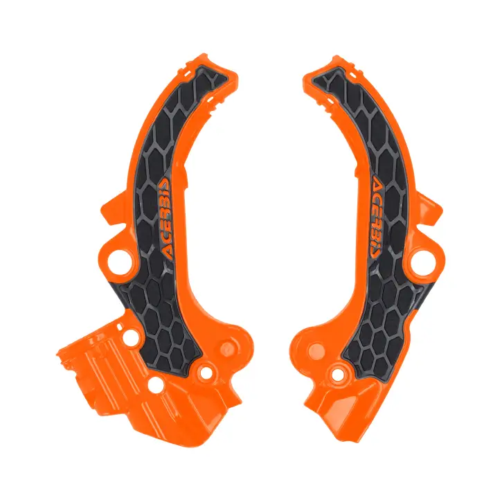 Dokud Zásoby Vydrží ACERBIS kryty rámu X-GRIP KTM SX 65 24-26, GAS GAS MC 65 24-26, HUSQVARNA TC 65 24-26 barva oranžová / černá