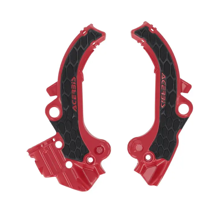 ACERBIS kryty rámu X-GRIP KTM SX 65 24-26, GAS GAS MC 65 24-26, HUSQVARNA TC 65 24-26 barva červená / černá Výprodej