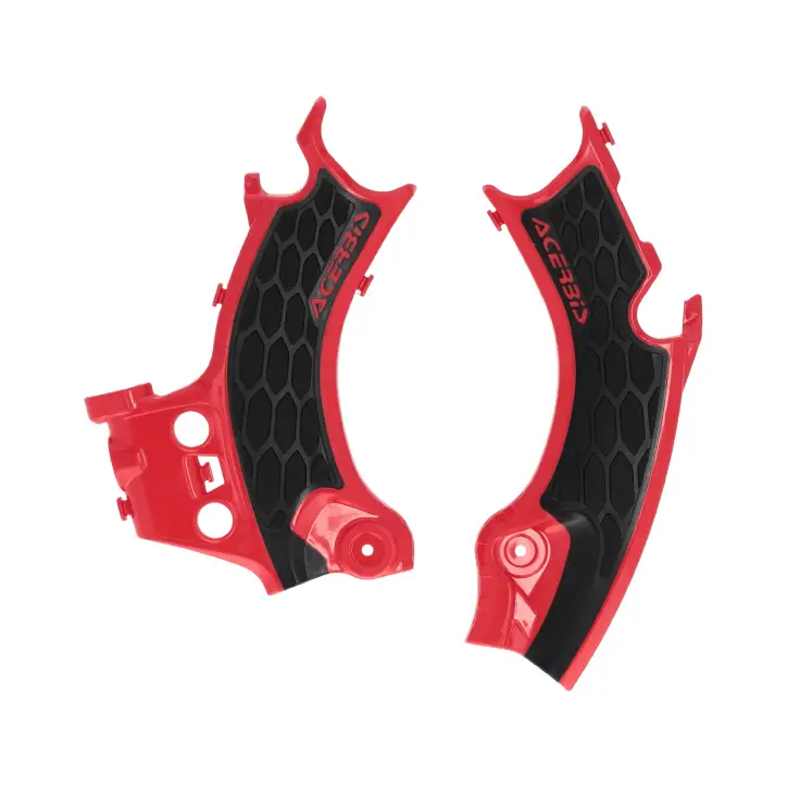 Horká Nabídka ACERBIS kryty rámu X-GRIP HONDA CRF 250 R / RX / RWE 25-26, CRF 450 R / RX / RWE 25-26, CRF 300 RX 25-26 barva červená / černá
