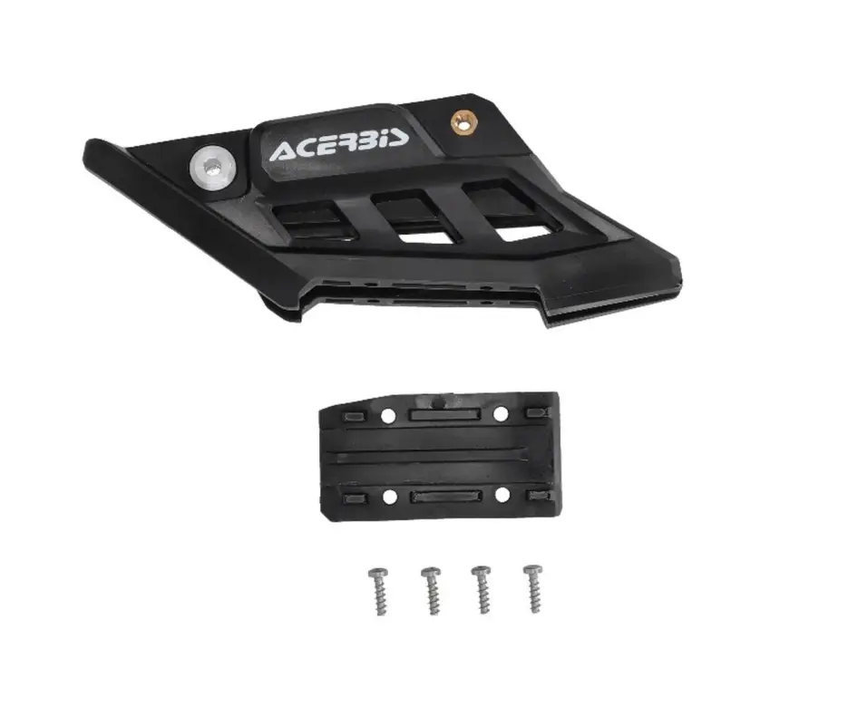 Značkový ACERBIS vodítko řetězu TRIUMPH TF 250 X 24-26, TF 250-E 26, TF 450 X / E 26, TF 450-RC 25 (vyměnitelná spodní vložka) barva černá