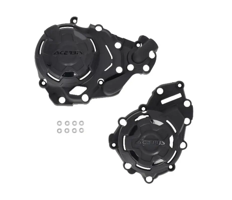 ACERBIS kryty motoru (kryt víka/ krytu spojky i alternátoru) X-POWER CF MOTO 450 MT 24-25 barva černá Oblíbený