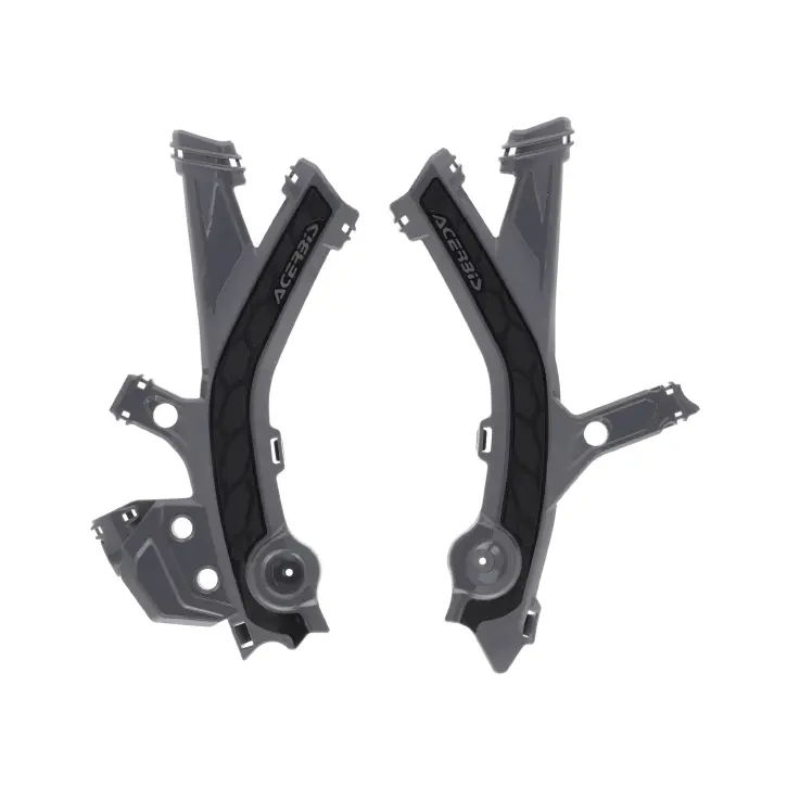 Výhodná Nabídka ACERBIS kryty rámu X-GRIP SHERCO SE 125 / 250 / 300 25-26, SEF 250 / 300 / 450 25-26 barva šedá / černá