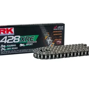 RK hnací řetěz 428XRE-142 (XW-RING) nýtovací spojka (CLF) v sadě barva STANDARD (objem: do 400 ccm) Nakupujte Hned