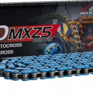 Speciální Cena RK hnací řetěz (MOTOCROSS) 520MXZ5-120 spona (CL) v sadě barva modrá (objem: do 500 ccm)