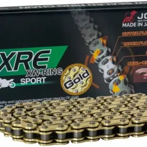 Expresní Doručení RK hnací řetěz GB520XRE-114 (XW-RING) nýtovací spojka (CLF) v sadě barva zlatá (objem: do 800 ccm)