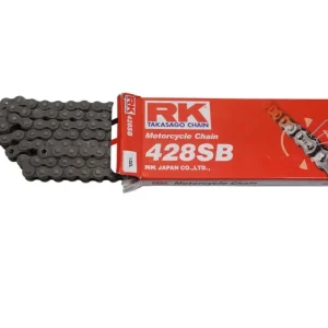 RK hnací řetěz 428SB-132 spona (CL) v sadě barva STANDARD (objem: do 135 ccm) Značkový