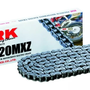 Omezená Nabídka RK hnací řetěz (MOTOCROSS) 420MXZ-140 spona (CL) v sadě barva STANDARD (objem: do 150 ccm)