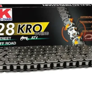 Akční Nabídka RK hnací řetěz 428KRO-140 (O-kroužek) nýtovací spojka (CLF) v sadě barva STANDARD (objem: do 250 ccm)