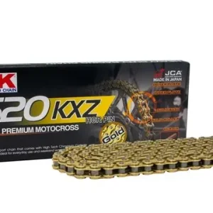 RK hnací řetěz (MOTOCROSS) GB520KXZ-120 spona (CL) v sadě barva zlatá (objem: do 450 ccm) Nová Kolekce