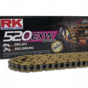 RK hnací řetěz 520EXW-120 (XW-RING) nýtovací spojka (CLF) v sadě barva STANDARD (objem: do 750 ccm) Nakupujte Hned