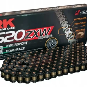 RK hnací řetěz BL520ZXW-120 (XW-RING) nýtovací spojka (CLF) v sadě barva černá (objem: do 1200 ccm) Horká Nabídka
