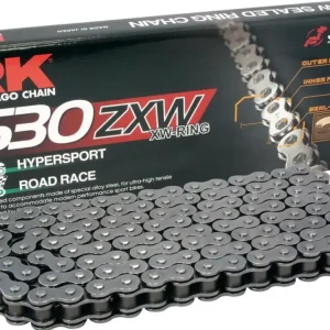 Jen Po Omezenou Doba RK hnací řetěz 530ZXW-118 (XW-RING) nýtovací spojka (CLF) v sadě barva STANDARD (objem: do 1400 ccm)