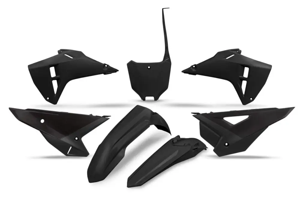 Cenově Výhodný UFO kompletní sada plastů HONDA CRF 250 / 450 R / RX / RWE 25-26 barva černá