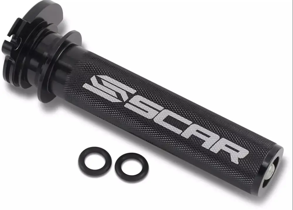 SCAR nová závodní plynová rukojeť hliníková s ložiskem SX 50 12-20, SX 65 02-20, HUSQVARNA TC 60/65 17-20 barva černá Přímo Od Výrobce