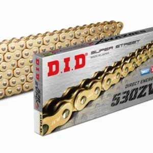 DID hnací řetěz 50(530)ZVMX2GG-108 / (108 článků) X-RING zlatý / zlatý rozpojený + nýtovací spojka (50ZVMX2GG-108) Aktuální