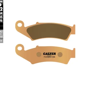 GALFER brzdové destičky KH125 sintrované barva zlatá OFF ROAD Koupit Online