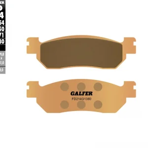 Akce GALFER brzdové destičky KH275 sintrované barva zlatá SCOOTER