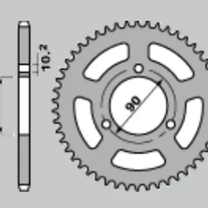 JR rozeta 239 42 HONDA MTX 80R '83-'86 (JTR239.42) Přímo Od Výrobce