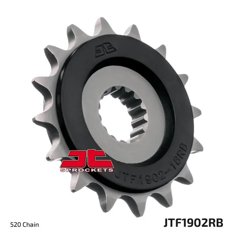 Autentický JT řetězové kolo přední 1252 16 s gumou KTM LC4 400/600/620/640/690 (125216JTRB)