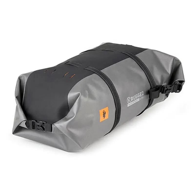 KAPPA brašna / válec na sedadlo / nosič 45L 100% voděodolná barva černo-stříbrná (K' RUGGED) (61X34X23cm) Vysoce Kvalitní