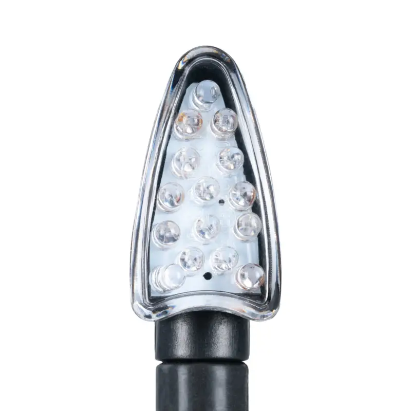 Tovární Cena OXFORD blinkry LED (CE) ARROW - pár barva černá, montáž dlouhá (odpory v sadě)