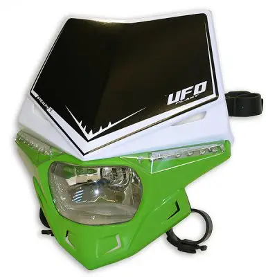 Bezpečná Platba UFO světlomet BICOLOR STEALTH homologovaný LED barva zelená - VÝPRODEJ