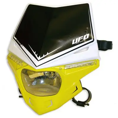 Odeslání Ihned UFO světlomet BICOLOR STEALTH homologovaný LED barva žlutá - VÝPRODEJ