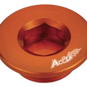 ACCEL kontrolní zátka krytu zapalování KTM SXF250/350/450/505 07-13 barva oranžová Expresní Doručení