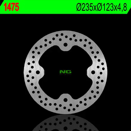 Bezpečná Platba NG brzdový kotouč přední POLARIS RANGER RZR 570 12-13, RZR 800 08-14 (235X123X4,8) (4X11,5mm)