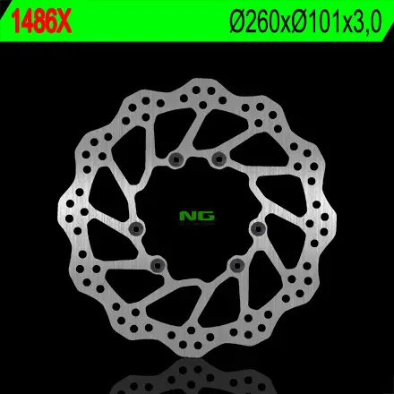NG brzdový kotouč přední HONDA CRF 250/450R 15-22 (260X101X3) (6X6,5mm) WAVE Cenově Výhodný