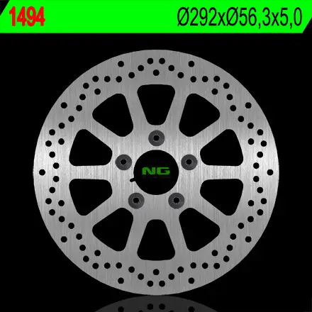 Nejlepší Cena NG brzdový kotouč přední HARLEY DAVIDSON 750/883/1200/1340/1450/1584/1600 (292X56,3X5) (5X8,5mm)