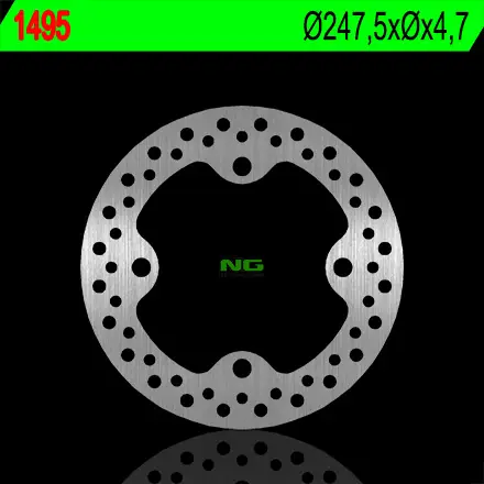 Tovární Cena NG brzdový kotouč přední/zadní POLARIS RANGER 1000 14-15 (247,5X4,7) (4X15,4mm)